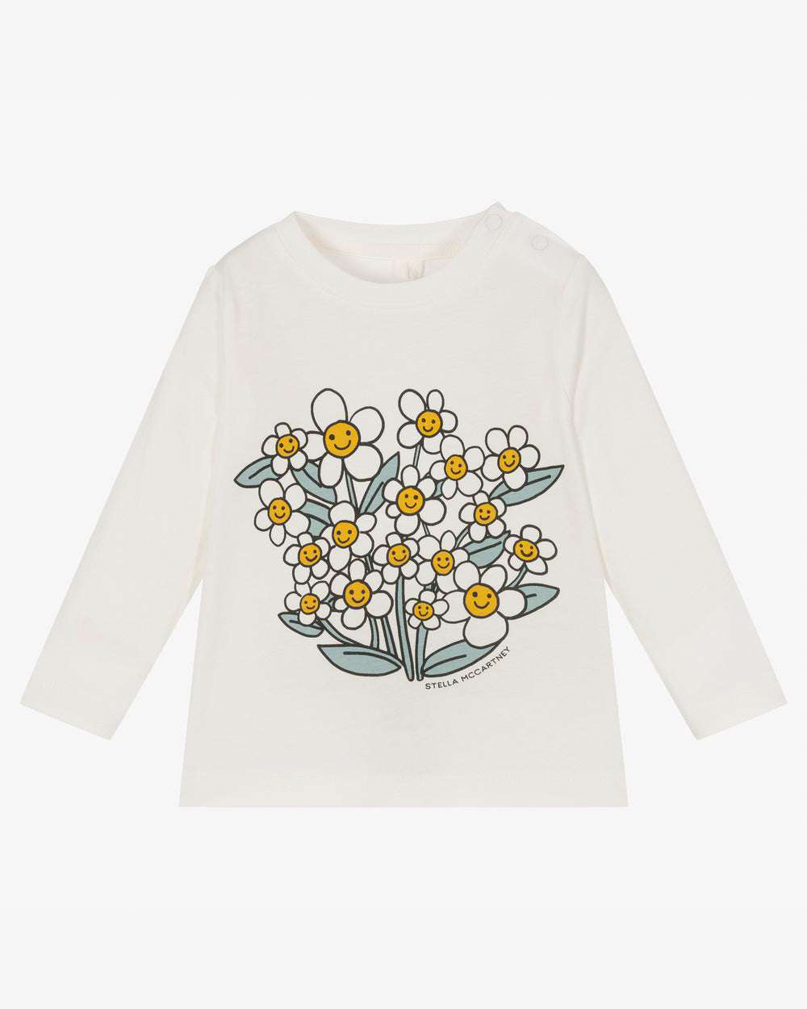 Ivory Cotton Daisies Top