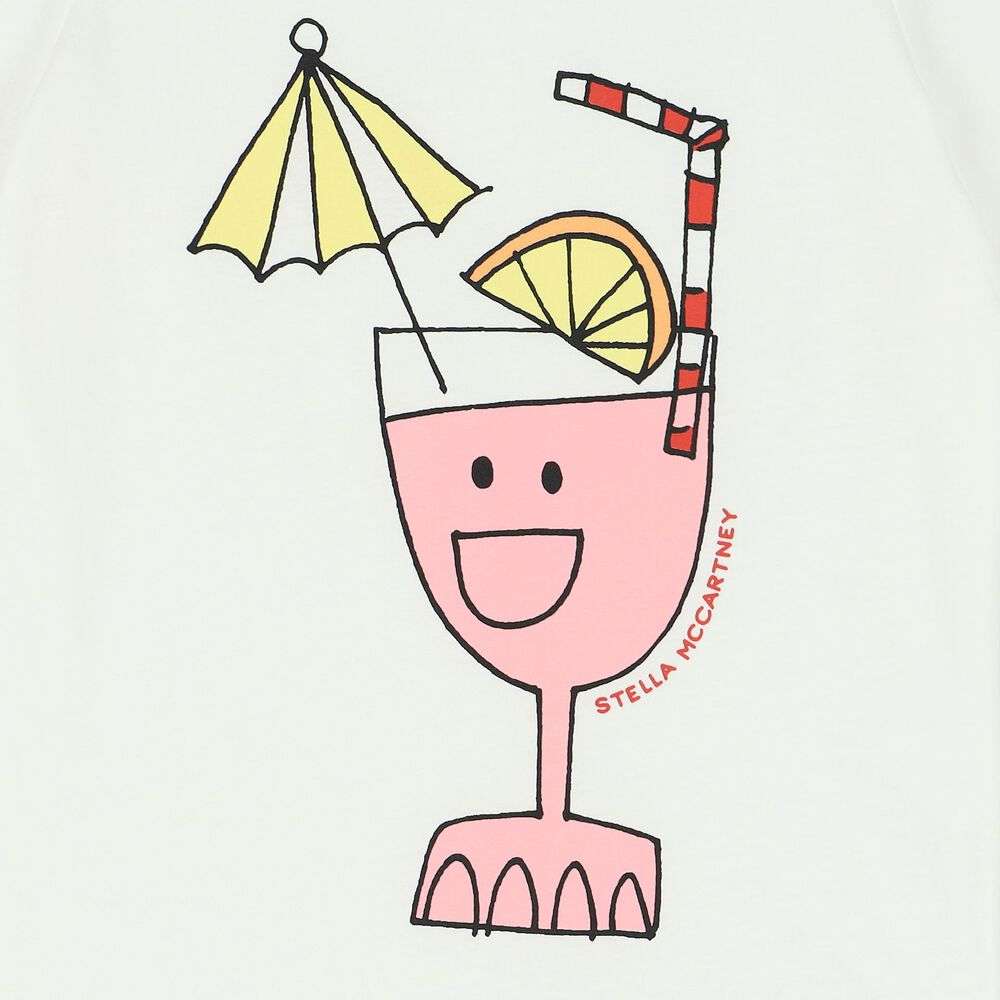 Stella McCARTNEY Kids - Тениски - Ivory Juice T-Shirt - Love|Labels