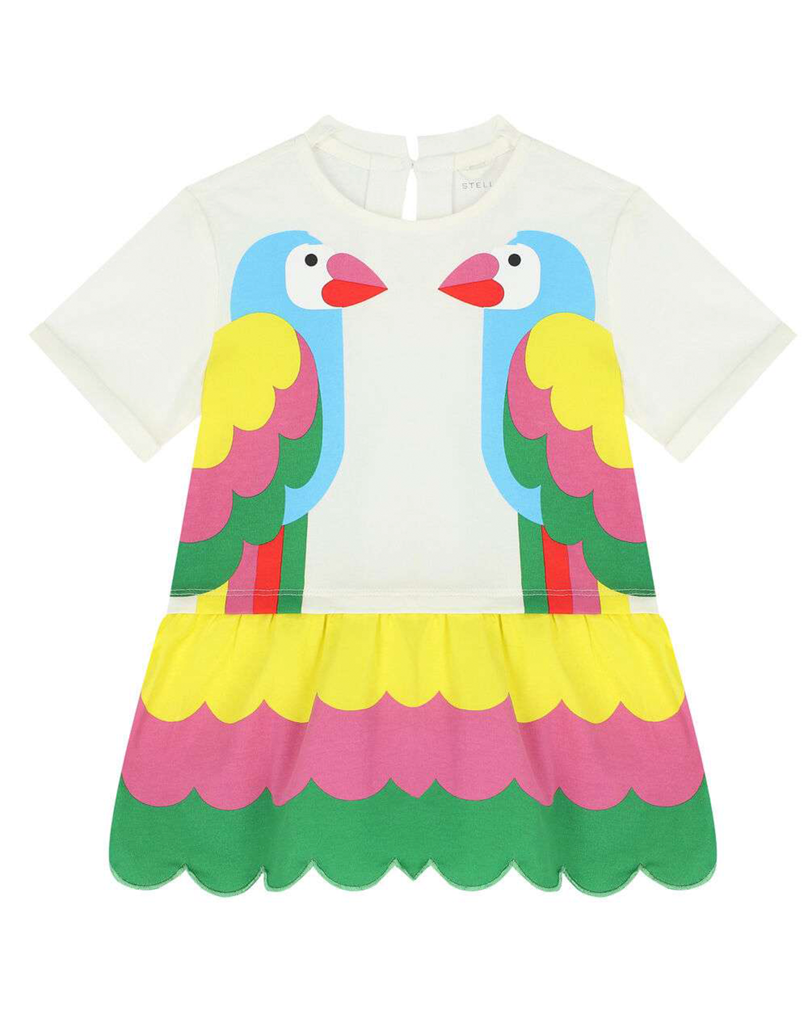 Ivory Parrot Dress