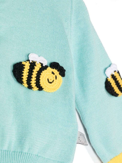 Stella McCARTNEY Kids - Якета - Mint Bees Cardigan - Love|Labels