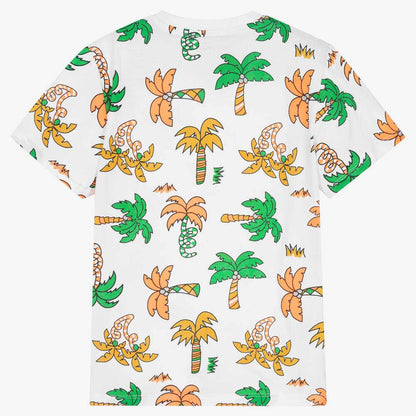 Stella McCARTNEY Kids - Тениски - Neon Palm Trees T-Shirt - Love|Labels