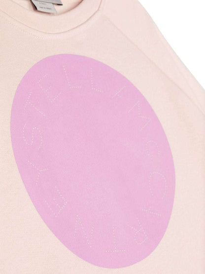Stella McCARTNEY Kids - Блузи - Pink Circle Logo Jumper - Love|Labels