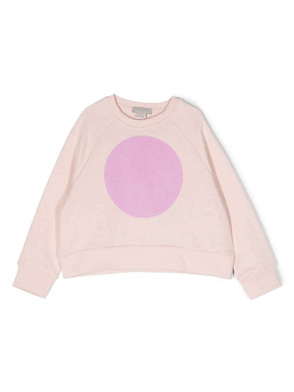 Stella McCARTNEY Kids - Блузи - Pink Circle Logo Jumper - Love|Labels
