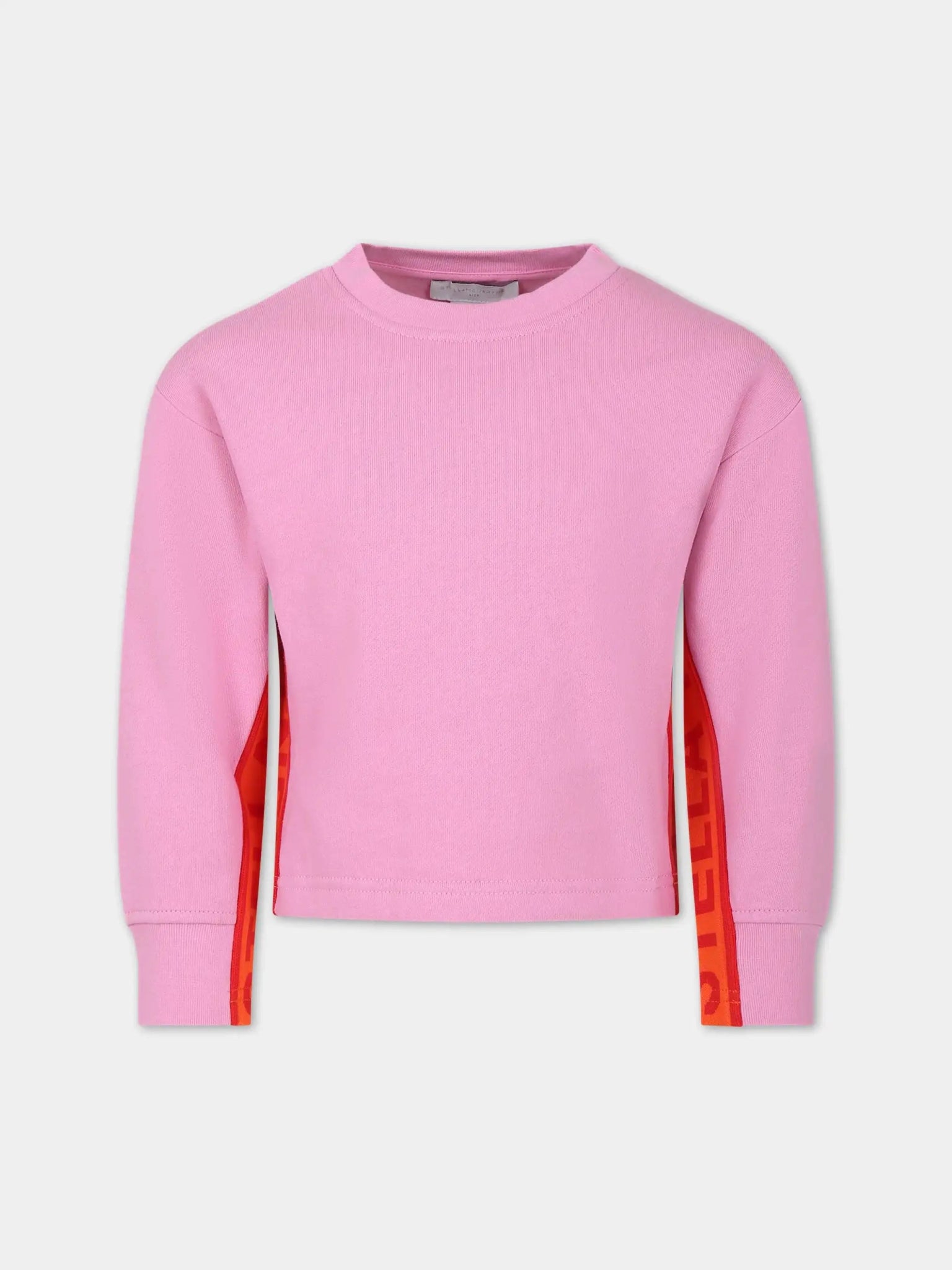 Stella McCARTNEY Kids - Блузи - Pink Felpa Red Logo - Love|Labels