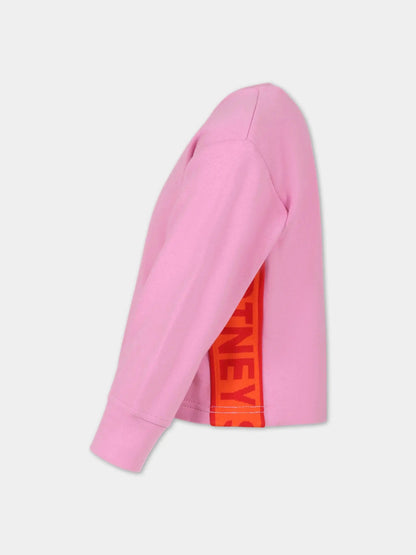 Stella McCARTNEY Kids - Блузи - Pink Felpa Red Logo - Love|Labels