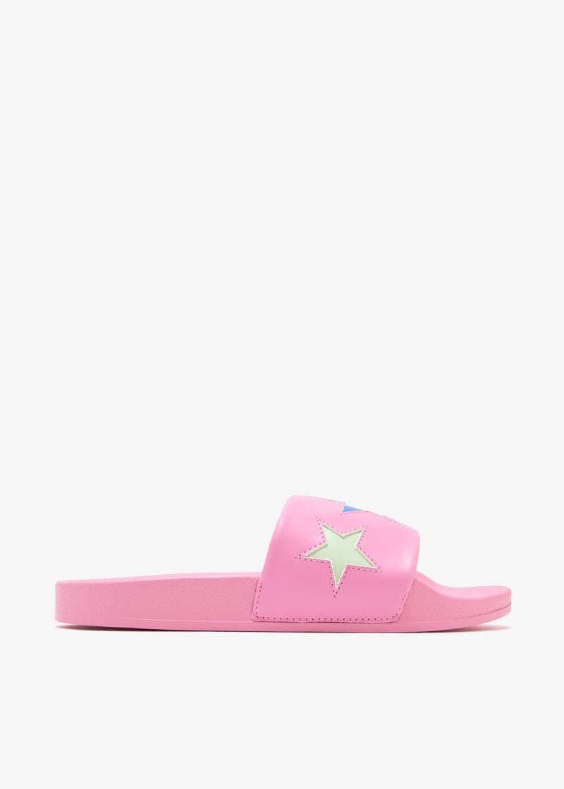 Stella McCARTNEY Kids - Обувки - Pink Stars Slippers - Love|Labels