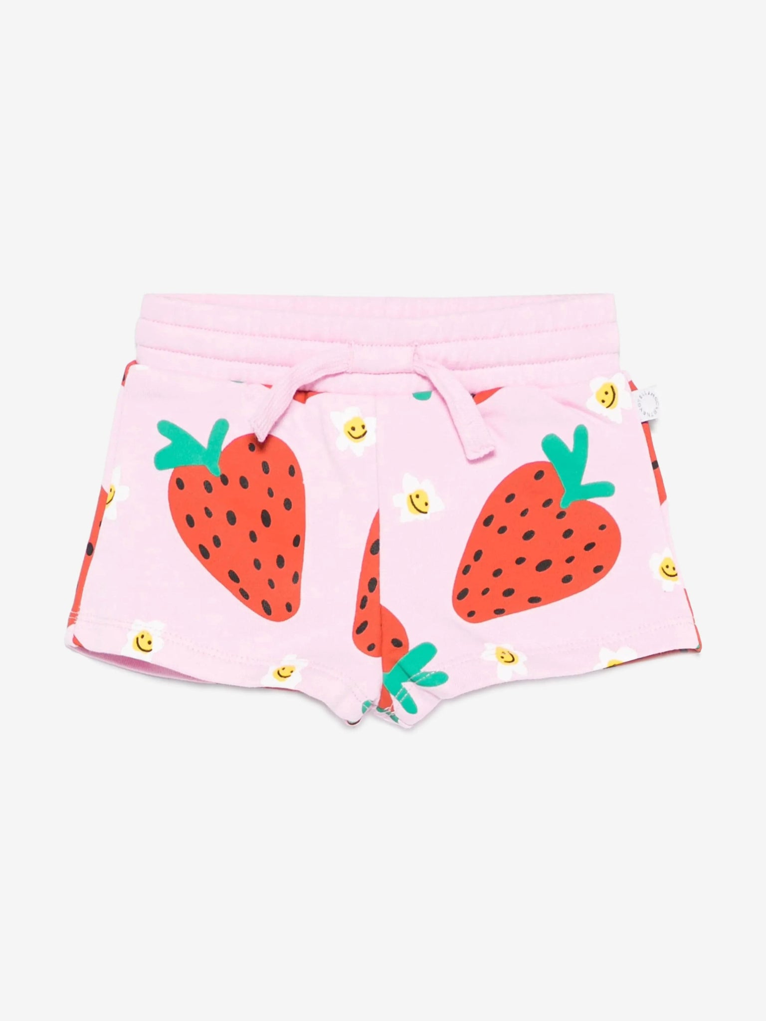 Stella McCARTNEY Kids - Шорти - Pink Strawberries Baby Shorts - Love|Labels