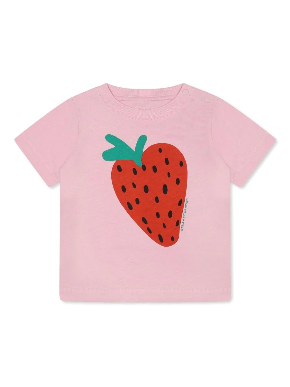 Stella McCARTNEY Kids - Тениски - Pink Strawberry T-Shirt - Love|Labels