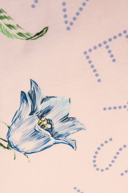 Stella McCARTNEY Kids - Тениски - Pink T-Shirt With Floral Motif - Love|Labels