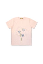 Stella McCARTNEY Kids - Тениски - Pink T-Shirt With Floral Motif - Love|Labels