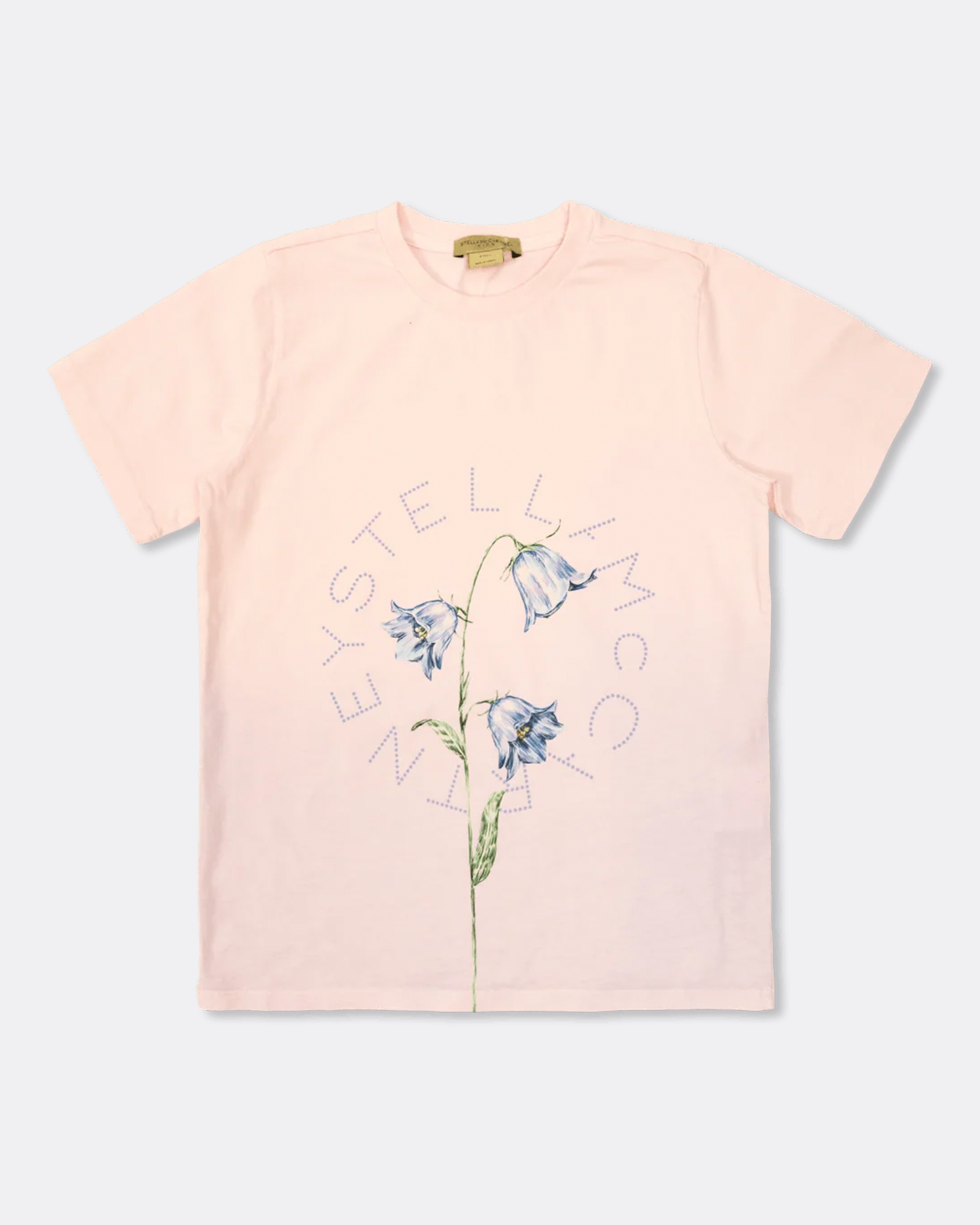 Pink T-Shirt With Floral Motif