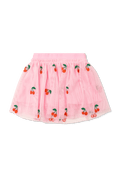 Stella McCARTNEY Kids - Поли - Pink Tulle Cherries Skirt - Love|Labels