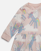 Stella McCARTNEY Kids - Рокли - Rainbow Unicorn Print Dress - Love|Labels