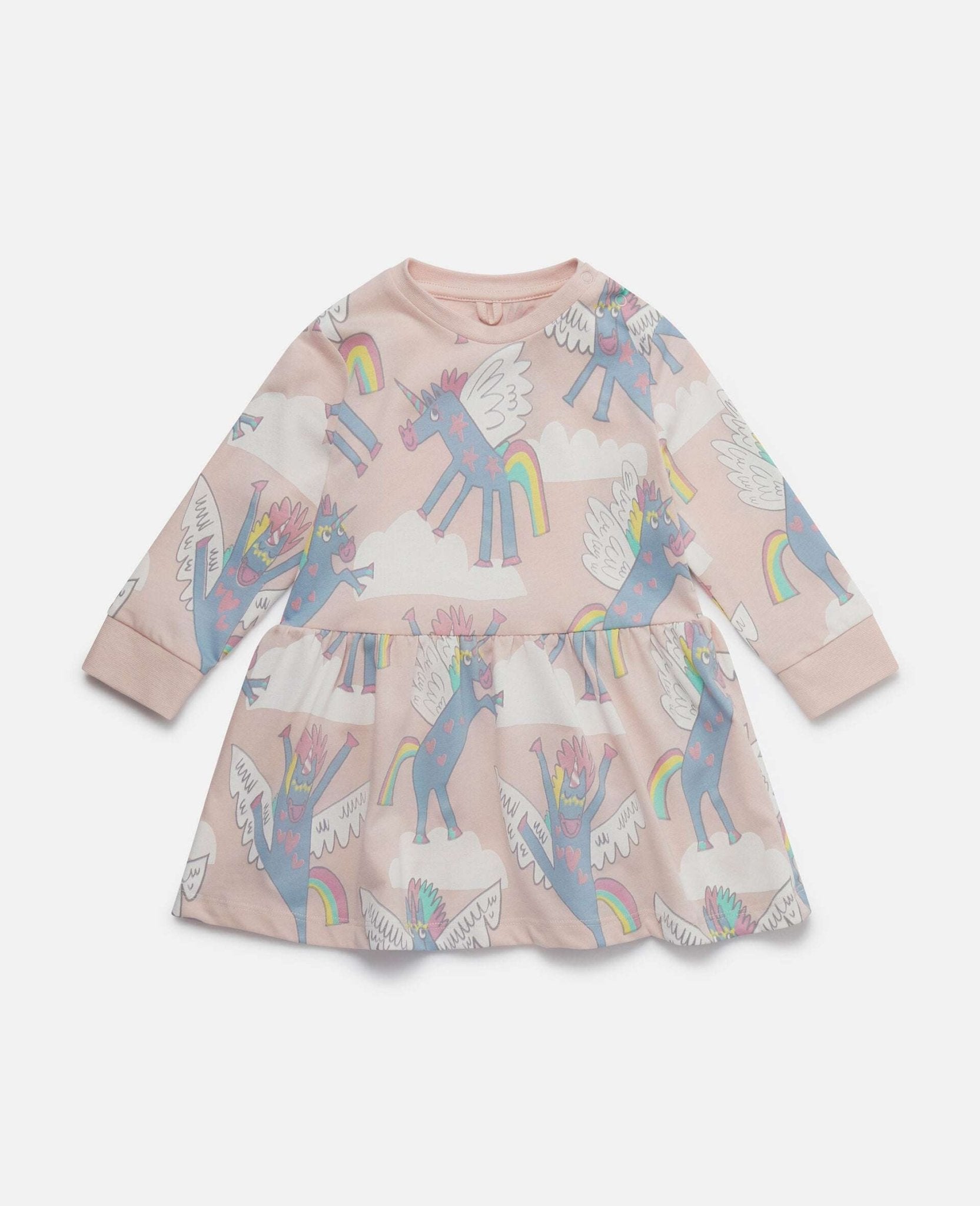 Stella McCARTNEY Kids - Рокли - Rainbow Unicorn Print Dress - Love|Labels