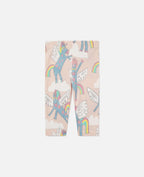 Stella McCARTNEY Kids - Клинове - Rainbow Unicorn Print Leggings - Love|Labels