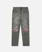 Stella McCARTNEY Kids - Панталони - Shark Face Ripped Jeans - Love|Labels