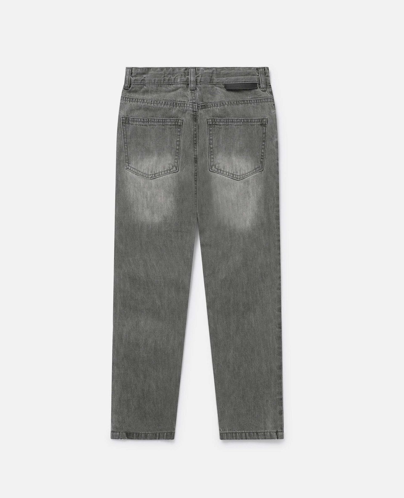 Stella McCARTNEY Kids - Панталони - Shark Face Ripped Jeans - Love|Labels