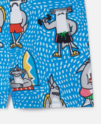 Stella McCARTNEY Kids - Бански - Sharks Swimming Trunks - Love|Labels