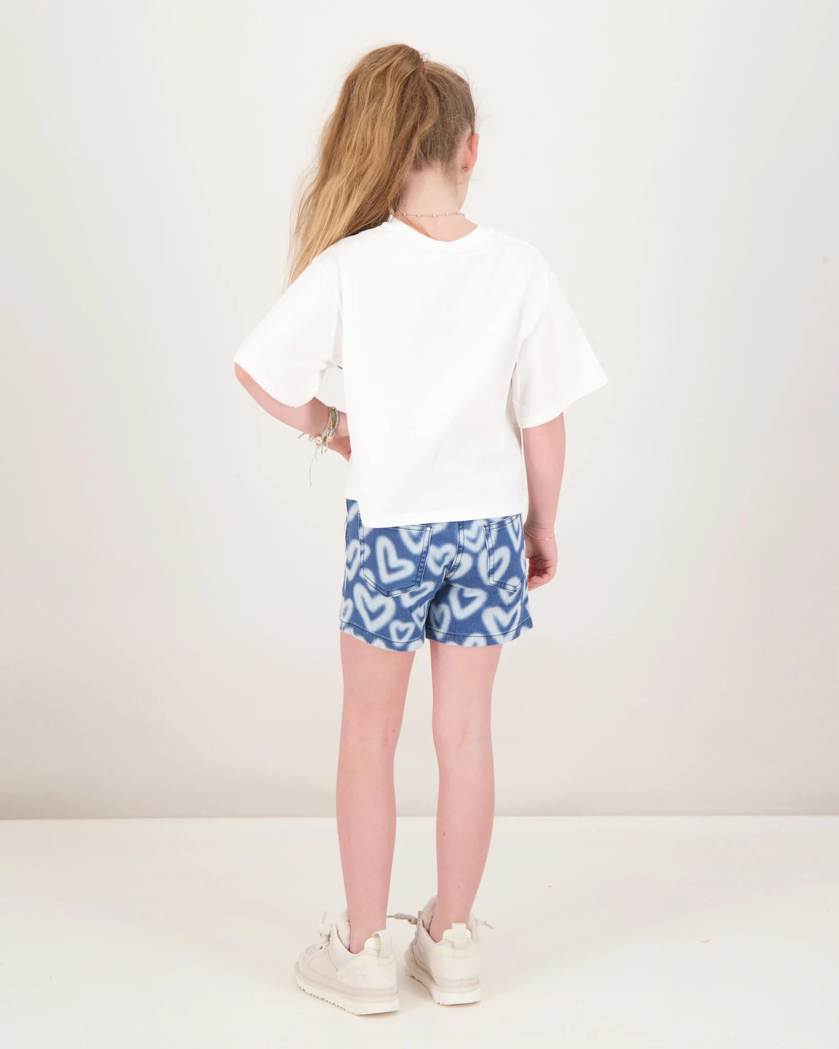Stella McCARTNEY Kids - Тениски - Spray Hearts Logo T-Shirt - Love|Labels