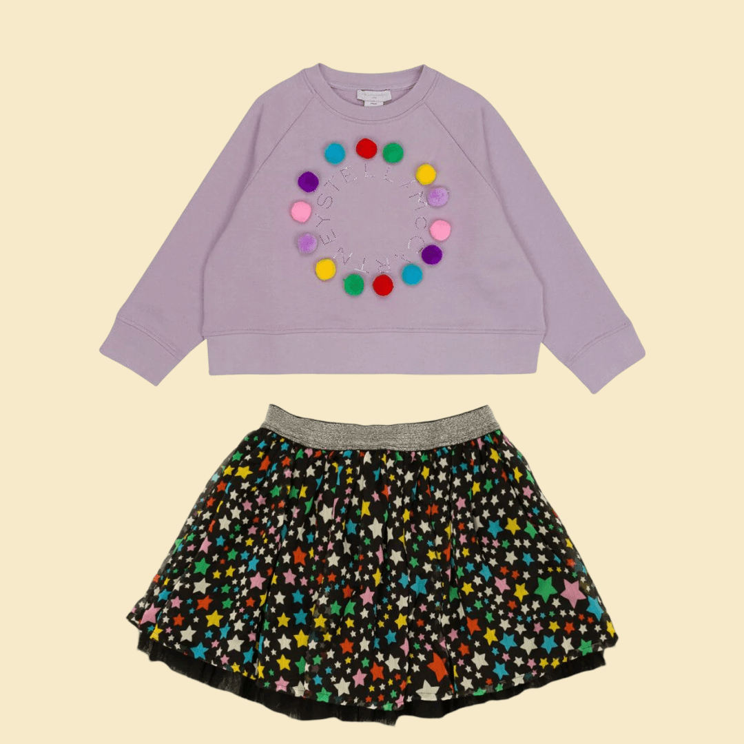 Stella McCARTNEY Kids - Поли - Star - Print Tulle Skirt - Love|Labels