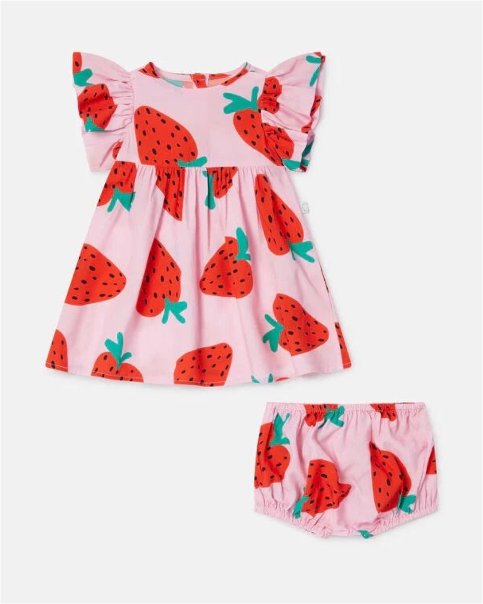 Stella McCARTNEY Kids - Комплекти - Strawberry Baby Dress - Love|Labels