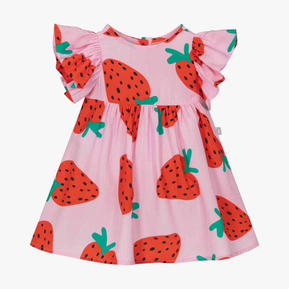 Stella McCARTNEY Kids - Комплекти - Strawberry Baby Dress - Love|Labels