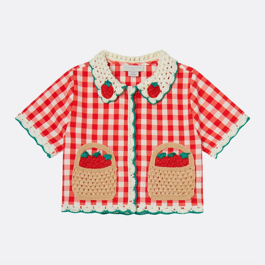 Stella McCARTNEY Kids - Ризи - Strawberry Shirt - Love|Labels