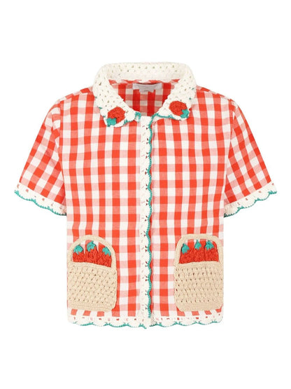 Stella McCARTNEY Kids - Ризи - Strawberry Shirt - Love|Labels