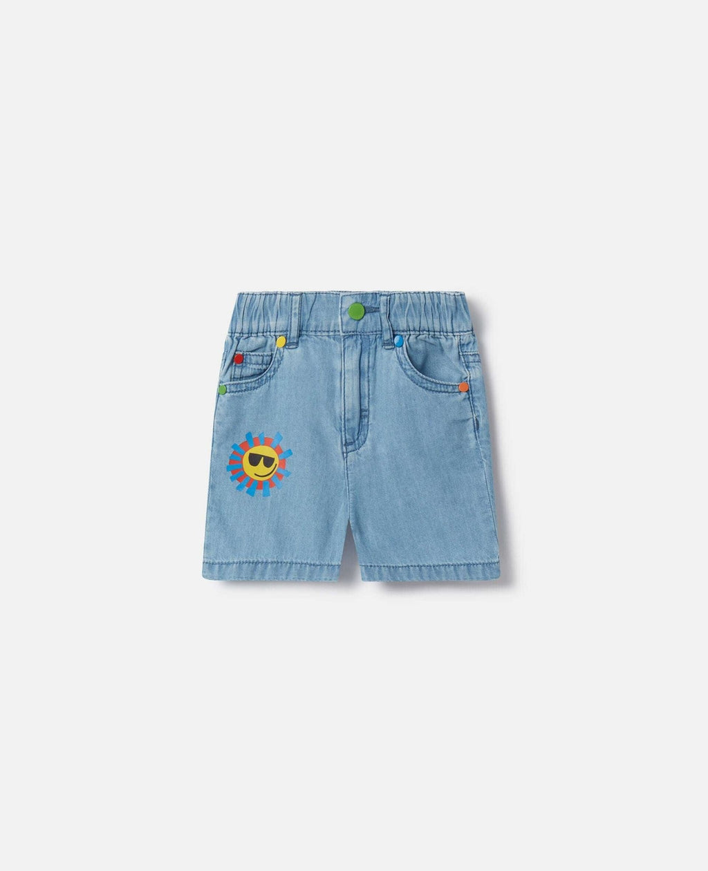 Stella McCARTNEY Kids - Шорти - Sunshine Denim Shorts - Love|Labels