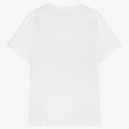 White Cotton Logo T-Shirt