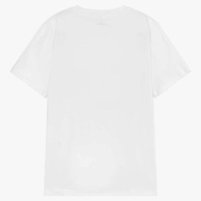 Stella McCARTNEY Kids - Тениски - White Cotton Logo T-Shirt - Love|Labels