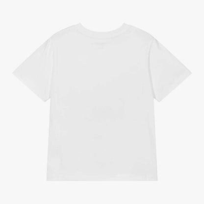Stella McCARTNEY Kids - White Cotton Shark Logo T-Shirt - Love|Labels