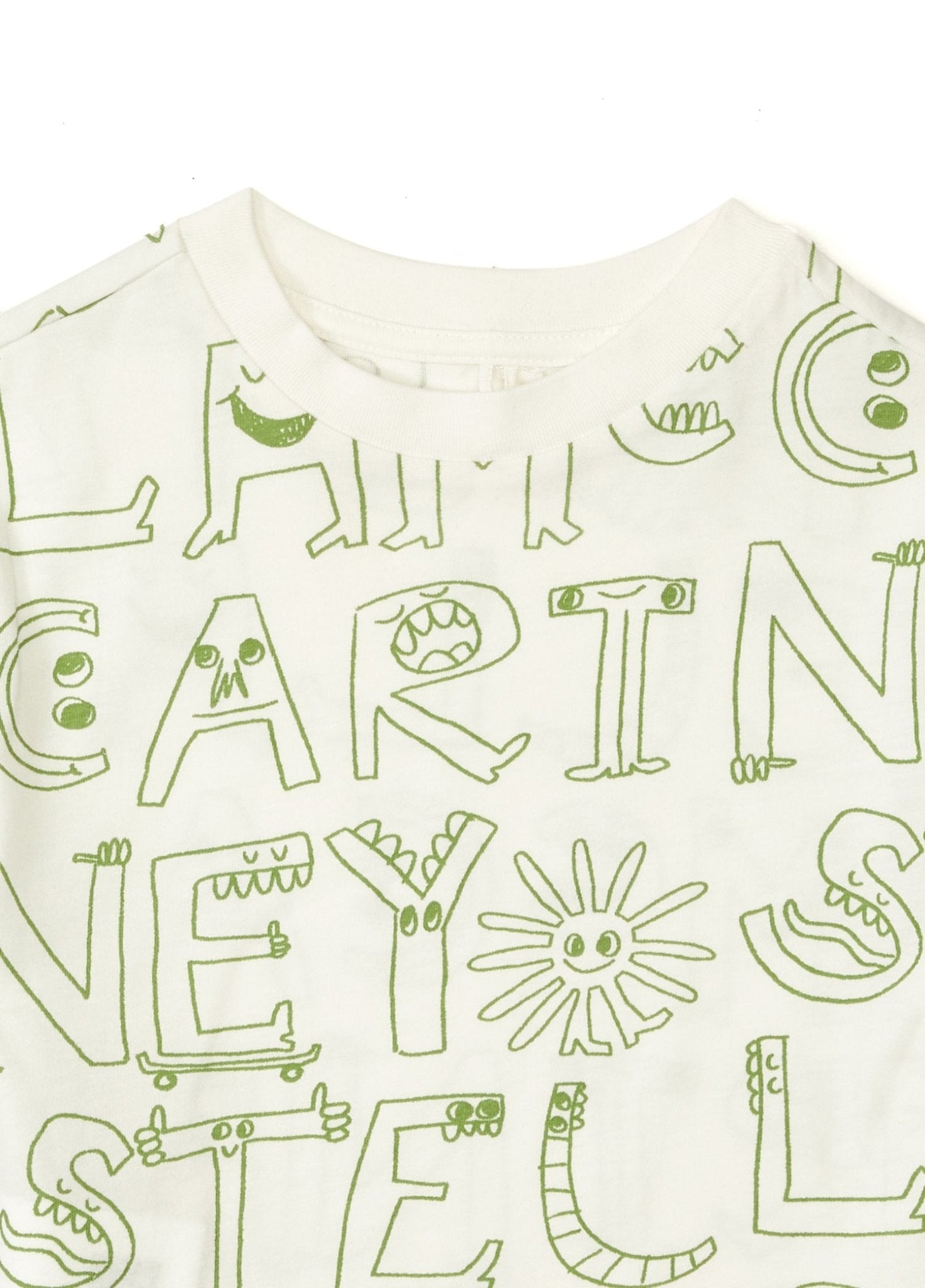 Stella McCARTNEY Kids - Тениски - White Letters T-Shirt - Love|Labels