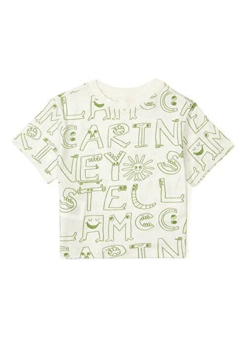 Stella McCARTNEY Kids - Тениски - White Letters T-Shirt - Love|Labels