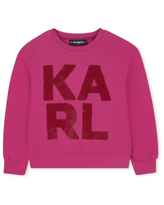 Pink Long-Sleeve Sweatshirt
