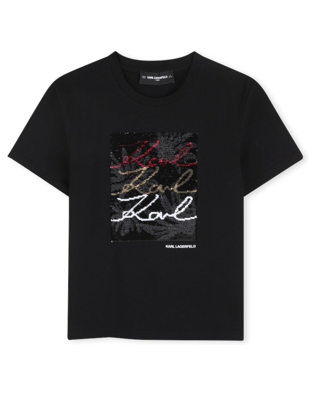 Black Sequins T-Shirt