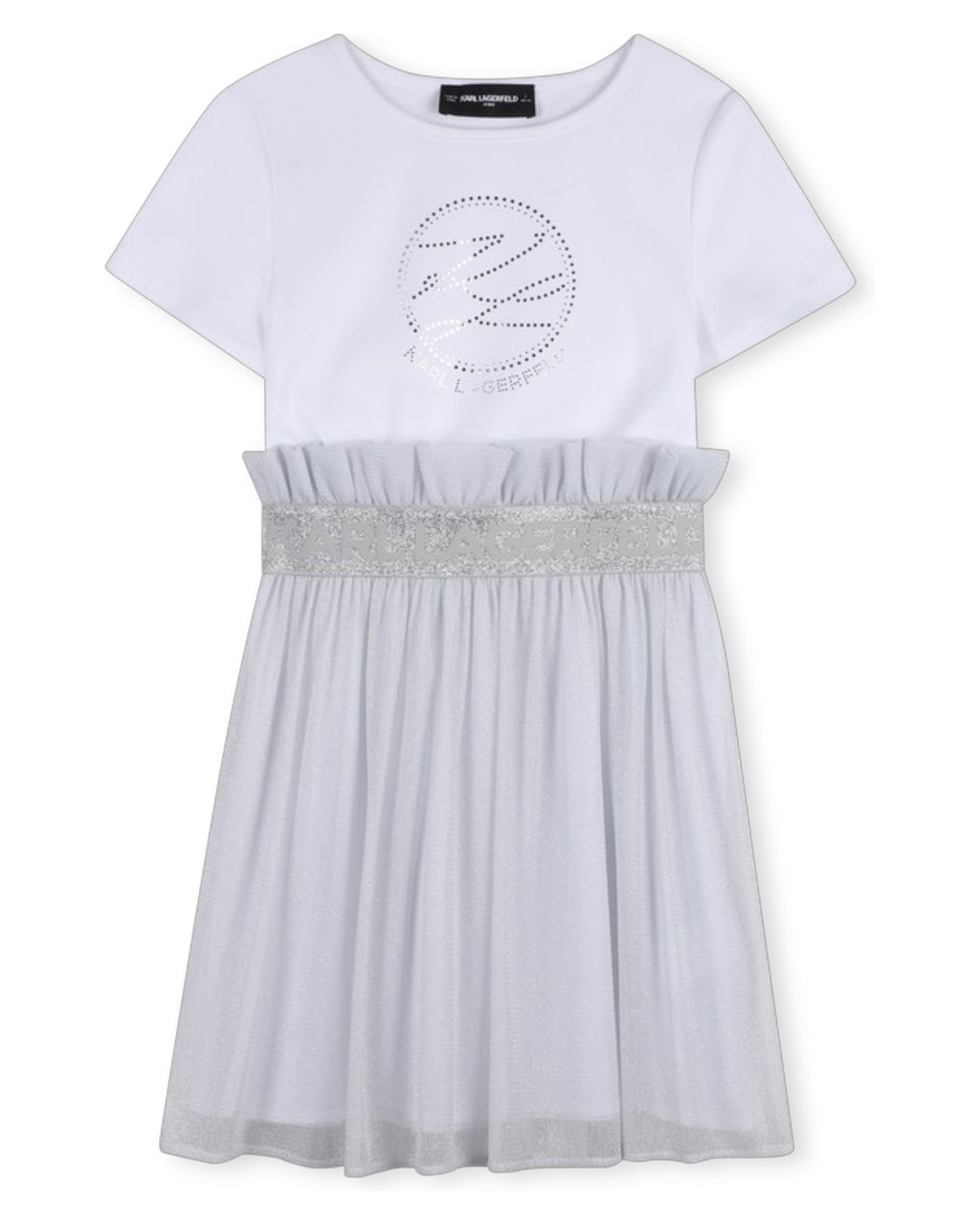 Bi-Material Dress