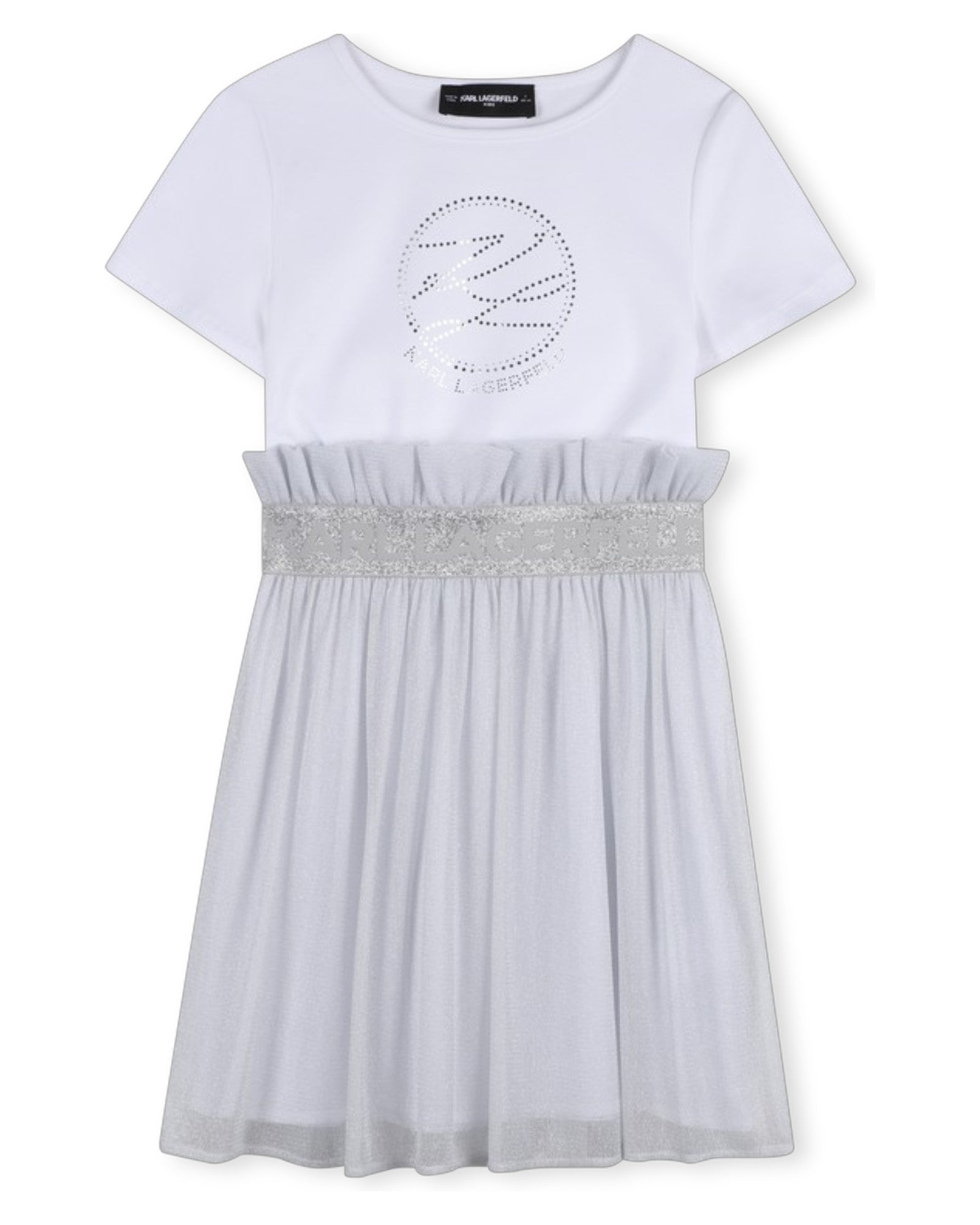 Bi-Material Dress