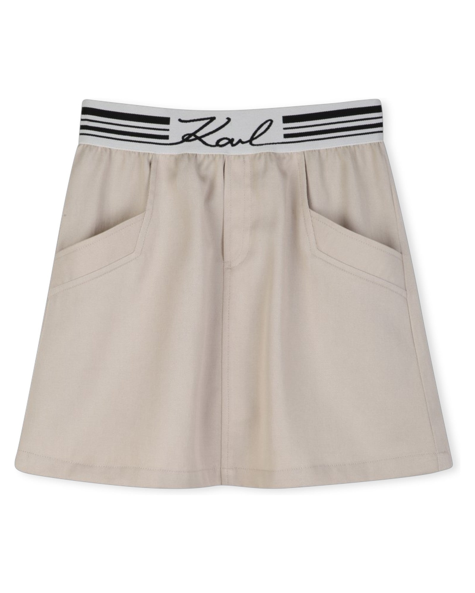 Elastic Waist Skirt
