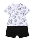 Short-Sleeved Jumpsuit