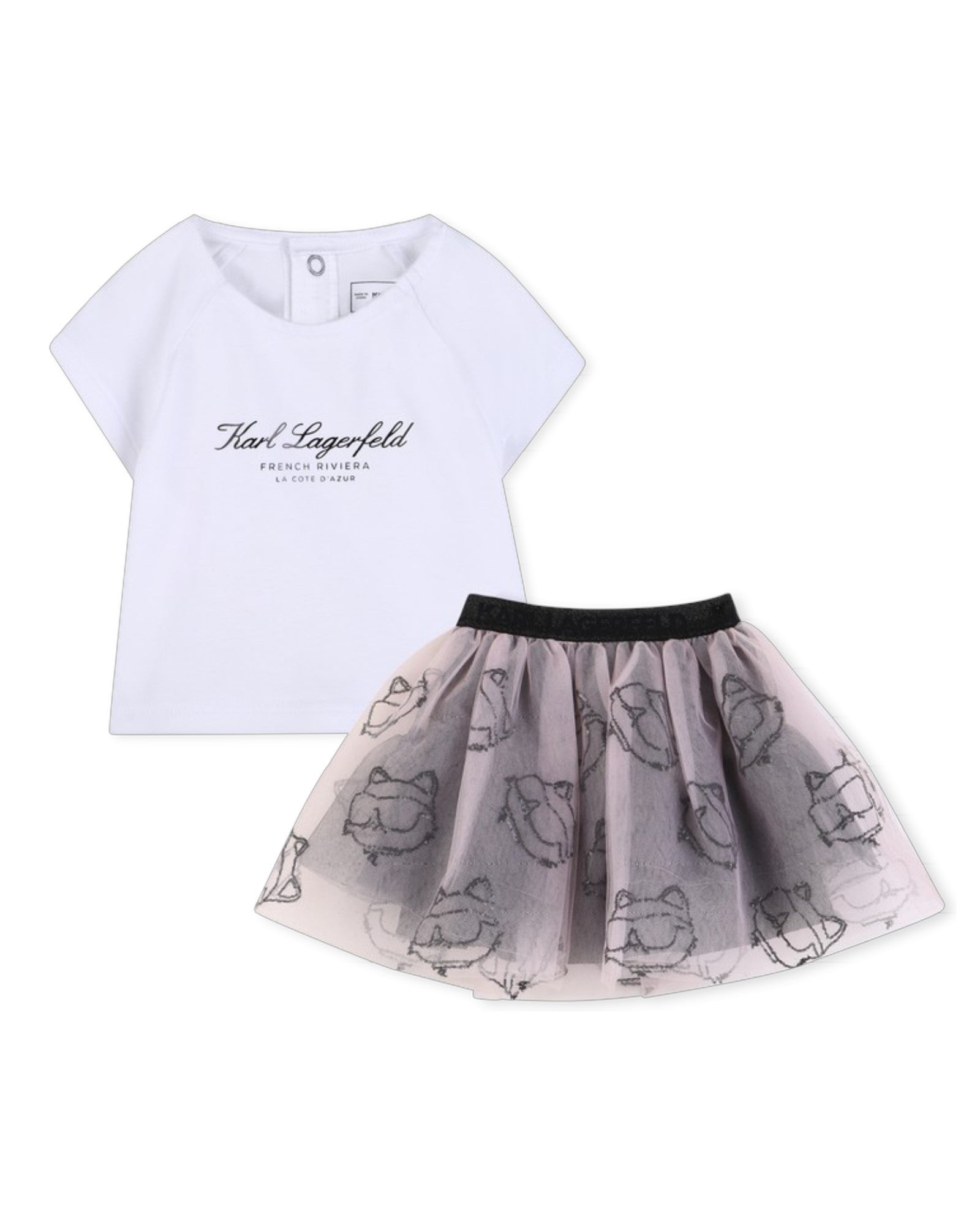 T-Shirt And Skirt Set