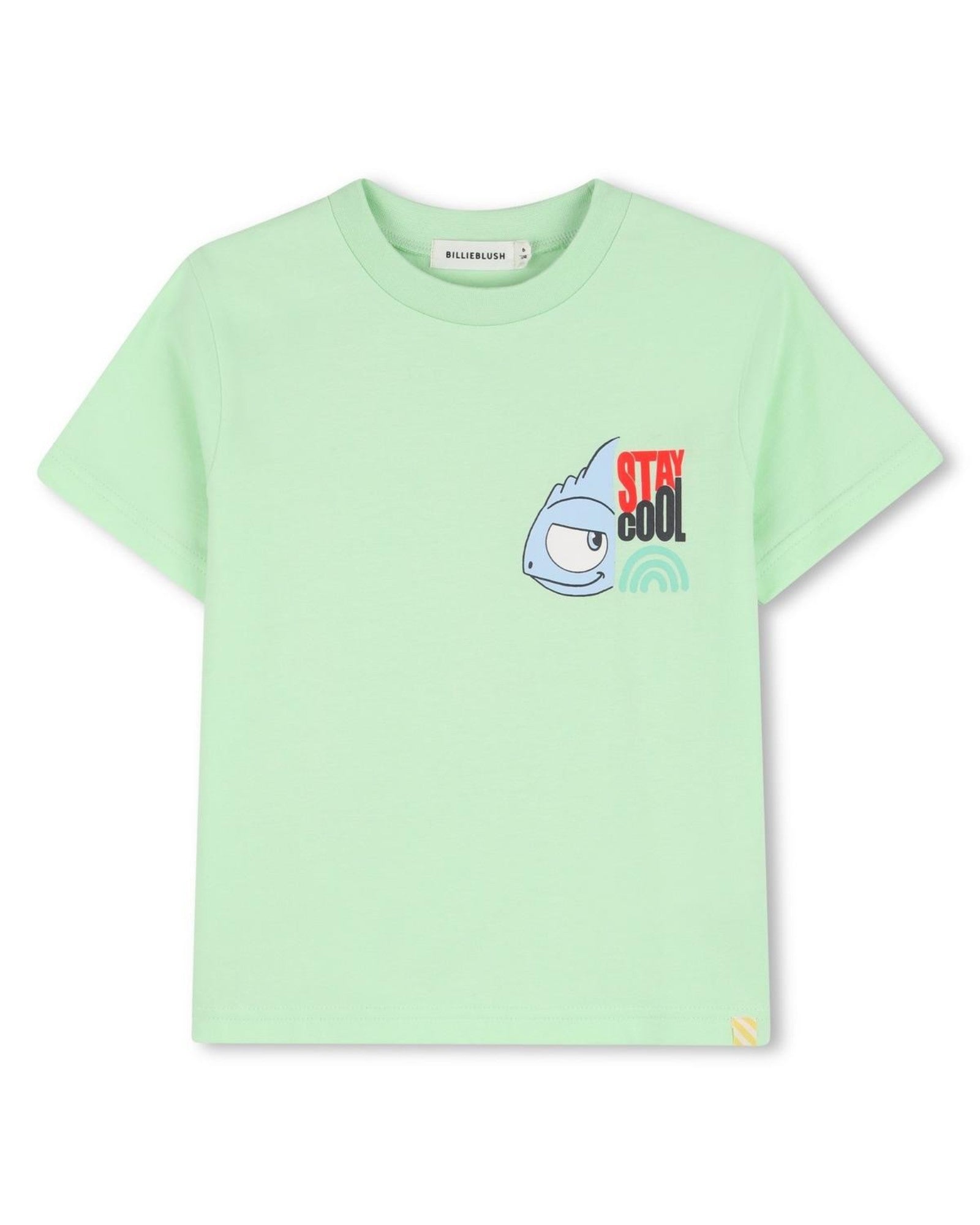 Green Back Print T-Shirt