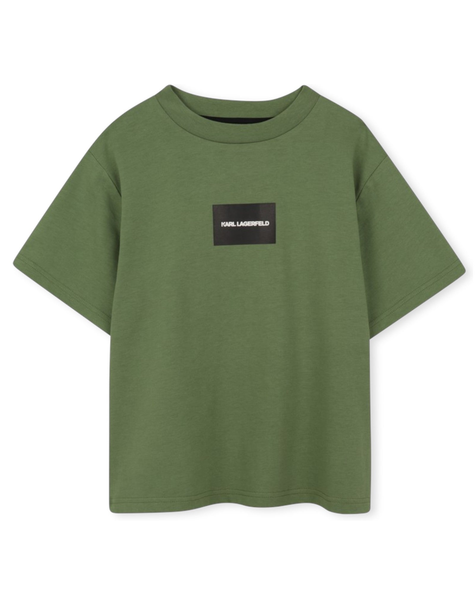 Green Back Print T-Shirt