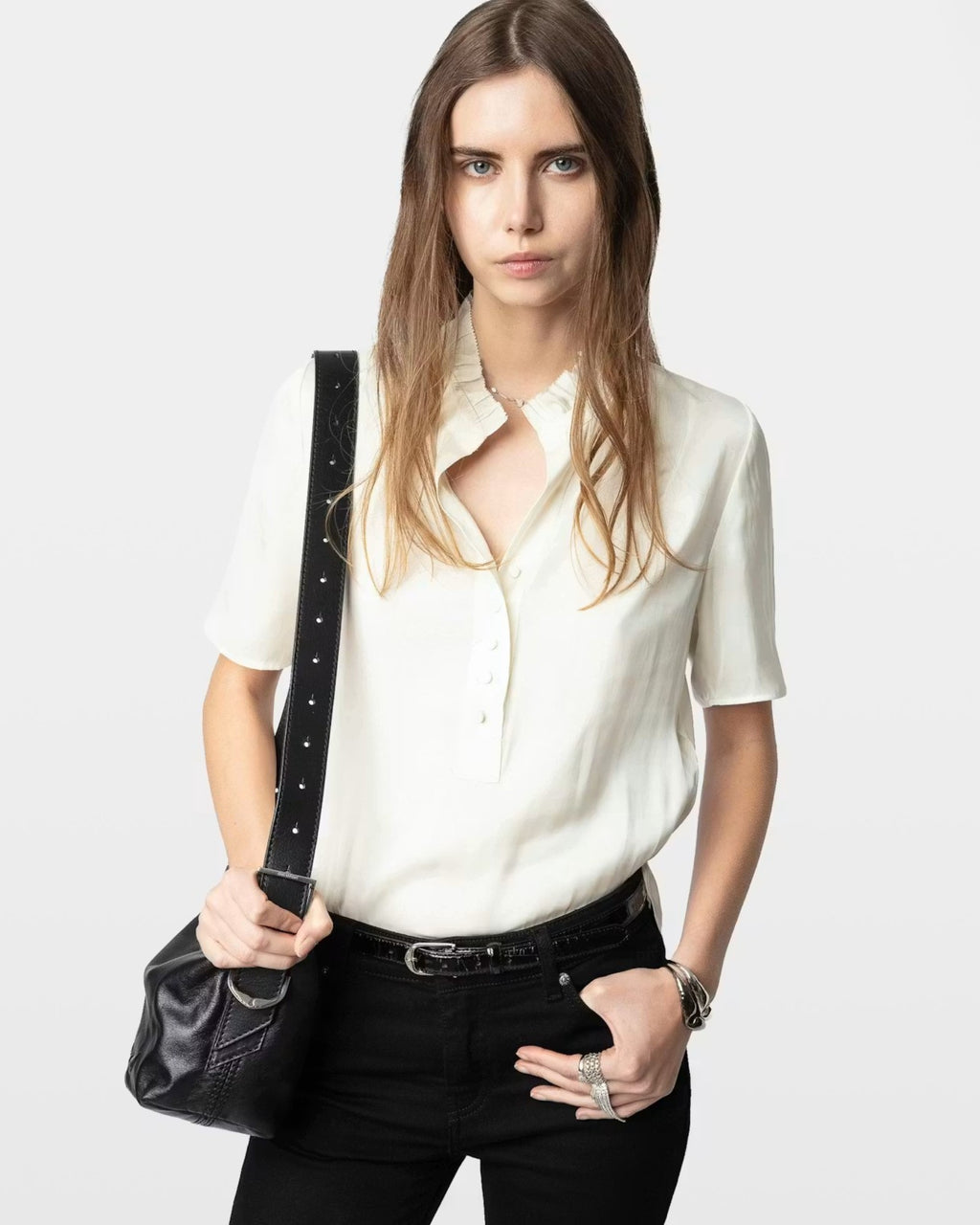 Topher Satin Top