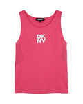 Logo-Print Racerback Tank Top