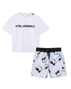 T-Shirt And Swim Shorts Set