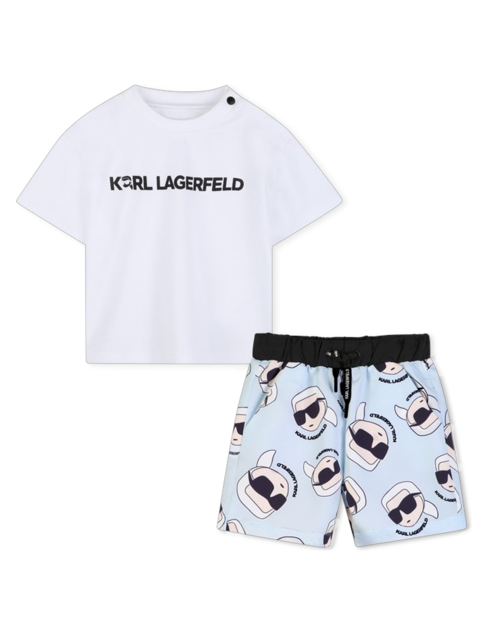 T-Shirt And Swim Shorts Set