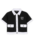 Short-Sleeved Cardigan
