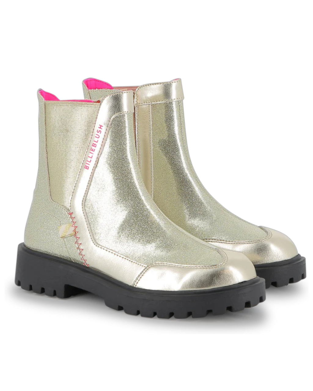 Metallic Ankle Boots