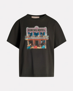 Circus Print Strass T-Shirt